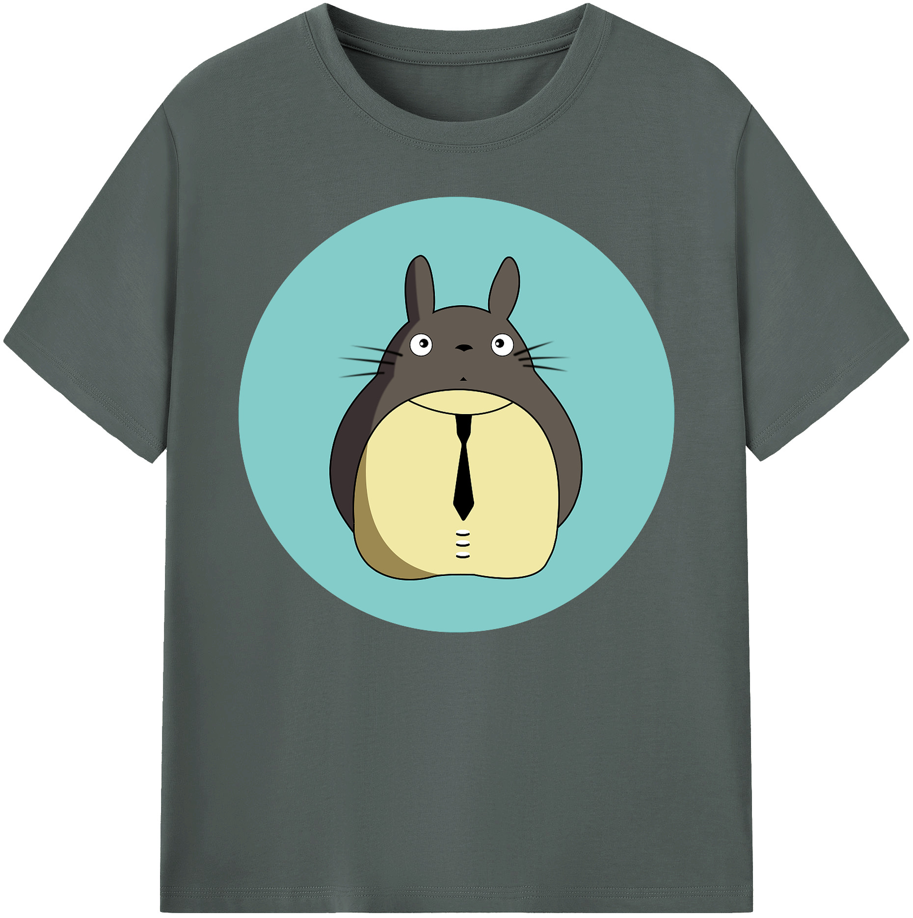 （画像用） となりのトトロ 草壁メイ 草壁サツキ My Neighbor Totoro Satsuki Kusakabe Mei Kusakabe 綿100％ メンズ半袖Tシャツ｜肌触りやわらか＆通気性